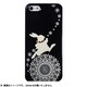 5iP01 [Hotsuma iPhone SE/5s/5用ケース 黒 ウサギシロレース]