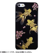 5iP02 [Hotsuma iPhone SE/5s/5用ケース 黒 金魚大]