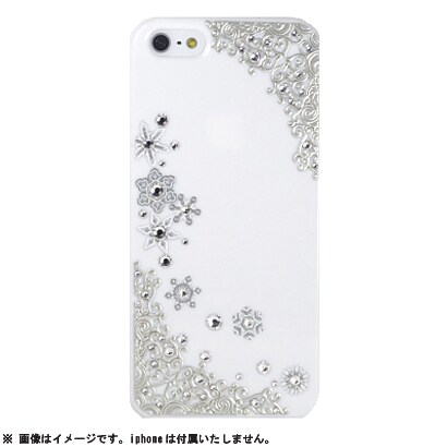 5iP05 [Hotsuma iPhone SE/5s/5用ケース 白 ケルト＆雪]
