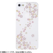 5iP06 [Hotsuma iPhone SE/5s/5用ケース 白 桜流れ]