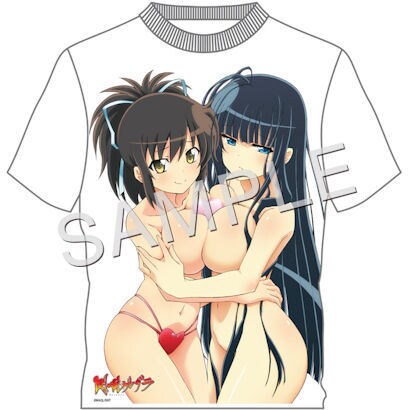 閃乱カグラ 爆乳ハイパーTシャツ L [飛鳥・斑鳩 乳合わせ]