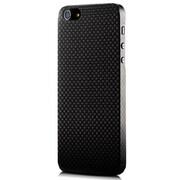 HP001MY [monCarboneHoverCoat Plus iPhone5 Case Mystery Black]