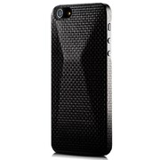 PK001MY [monCarbonePeak iPhone5 Case Mystery Black]