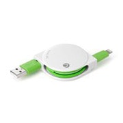TRAVEL BIZ Lightningコネクタ対応iPod/iPhone/iPad専用 急速充電&データ転送巻き取り式USBケーブル バニラホワイト DCA-RL060WH