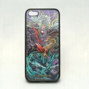 パズル&ドラゴンズ iPhone5用 キャラクター3Dジャケット ドラゴン 黒 シート2枚付