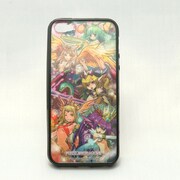 パズル&ドラゴンズ iPhone5用 キャラクター3Dジャケット 回復系 黒 シート2枚付