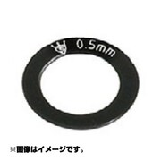 チェンリングスペーサー5枚 BK 0.5mm S06