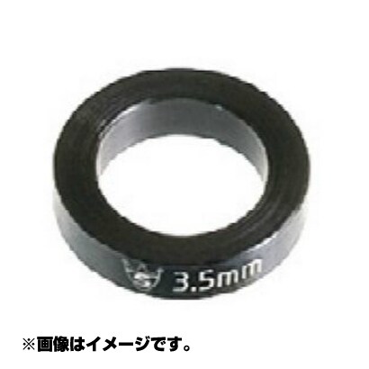 チェンリングスペーサー5枚 BK 3.5mm S06