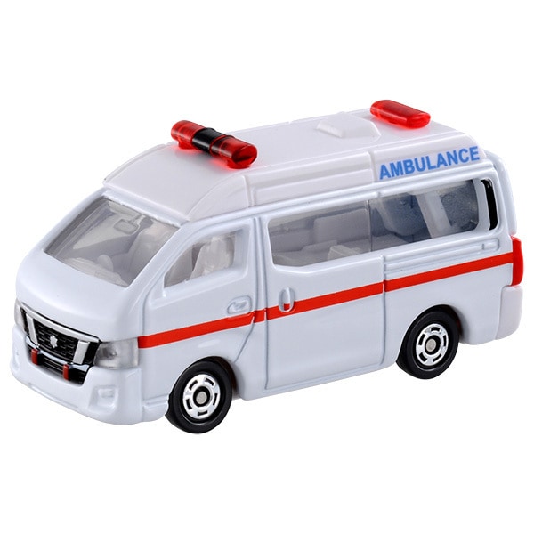 トミカ No.18 ニッサン NV350 キャラバン キュウキュウシャ（箱）