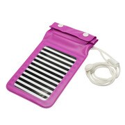SS-123BK [防水バック スマポチ ボーダーブラック]