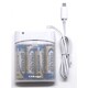 iPhone5用電池充電器 ホワイト 単三4本使用 LIP-04LBAW