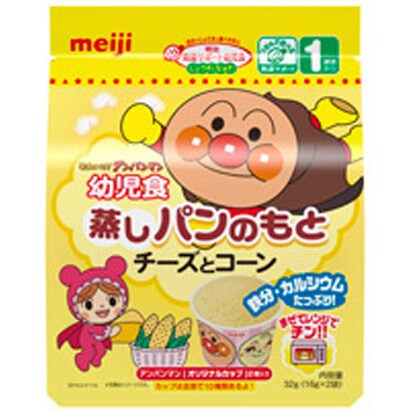 それいけ！アンパンマン幼児食 蒸しパンのもと チーズとコーン 16g×2袋 [対象月齢：1歳頃～]
