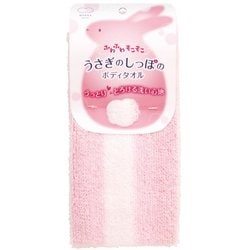 うさぎのしっぽのボディタオル ピンク B009P