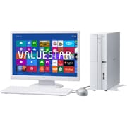 VALUESTAR Lシリーズ Windows 8/19型液晶/DVDスーパーマルチドライブ PC-VL150MSW