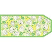 ぷちます！ 布製ブックカバー  緑 A5サイズ