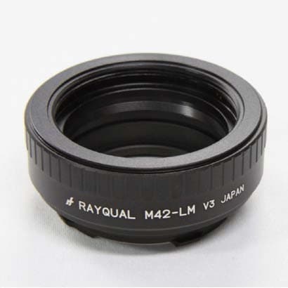 マウントアダプター レンズ側：M42スクリュー ボディ側：ライカM M42-LM（NEW/TYPE240対応)