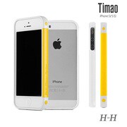 IPHONE5 RocheTimaoバンパー ホワイト-イエロー