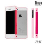 IPHONE5 RocheTimaoバンパー ピンク-ピンク