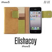 IPHONE5 Elishacoy wallet ツートンchai [iPhone5カバー]