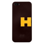 IPHONE5 CRUX semi glossy ブラウン-イエロー [iPhone5用ハードケース]