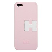 iPhone5 CRUX glossy light ピンク-ホワイト [iPhone5用ハードケース]