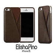 IPHONE5 Elisha-pino wallet ブラウン