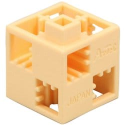 アーテックブロック 基本四角 単品 [ペールオレンジ]