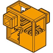アーテックブロック ハーフA 単品 [オレンジ]