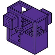 アーテックブロック ハーフA 単品 [紫]