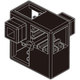 アーテックブロック ハーフA 単品 [黒]