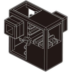 アーテックブロック ハーフA 単品 [黒]