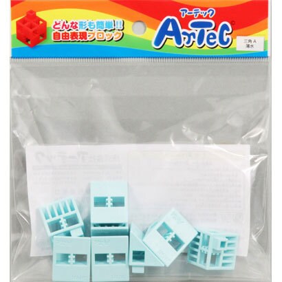 アーテックブロック 三角 単品 [薄水]