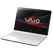 VAIO Fit 15Eシリーズ 15.5型ワイド液晶/HDD1TB/ブルーレイディスクドライブ/ホワイト SVF15218CJW