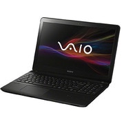 VAIO Fit 15Eシリーズ 15.5型ワイド液晶/HDD1TB/DVDスーパーマルチドライブ/ブラック SVF15217CJB