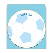 円型色紙 封筒付 サッカー ケ494