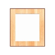 木目色紙額 大 うす茶 ケ640
