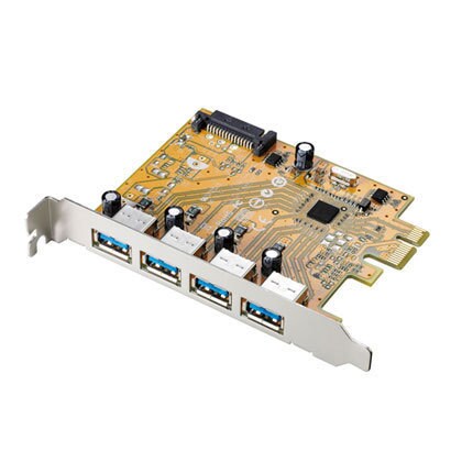USB3.0対応 PCI Express用インターフェースボード US3-4PEX