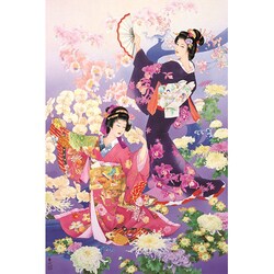 ジグソーパズル　春代　２点セット　「春蘭秋菊」　「四季美人」 ヨドバシ.com - エポック社 EPOCH 11-445 [ジグソーパズル