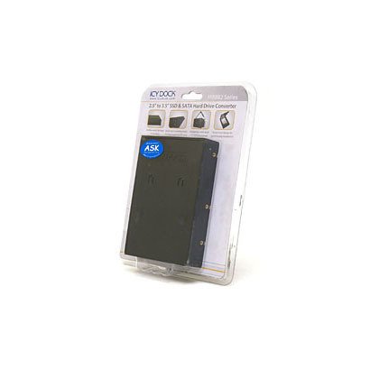 ICYDOCK 2.5 to 3.5 SSD＆SATA HDDケース MB882SP-1S-1B