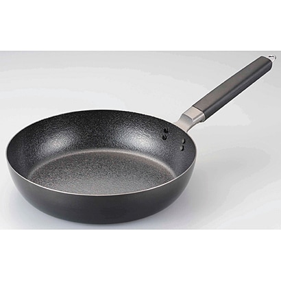 重量1140g 満水容量2.8L ファイバーライン加工 鉄製フライパン 26cm