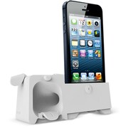 OM936GB [イヌ型iPhone5用ポータブルスタンド O！music Zoo Dog ホワイト]