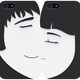 OC532FR [iPhone5用ケース O！coat Lover+ for iPhone 5 Forever ブラック＆ホワイト]