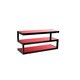 オーディオラック GLOSSY BLACK/RED ESSE B/RED