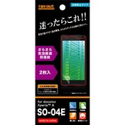 RT-SO04EF/B2 [さらさら気泡軽減 防指紋フィルム2マイ Xperia A用]