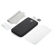 抗菌シリコンケースセット ブラック Galaxy S4用 TR-SCGXS4-BKJ