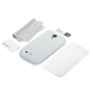 抗菌シリコンケースセット ホワイト Galaxy S4用 TR-SCGXS4-WTJ