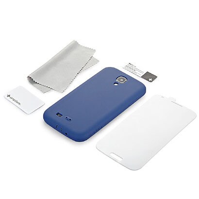抗菌シリコンケースセット ネイビー Galaxy S4用 TR-SCGXS4-NVJ