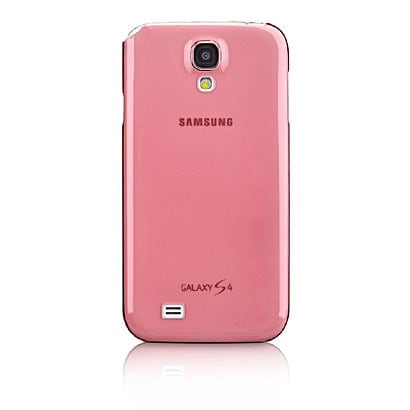 抗菌薄型カバーセット ピンク Galaxy S4用 TR-CCGXS4-PK