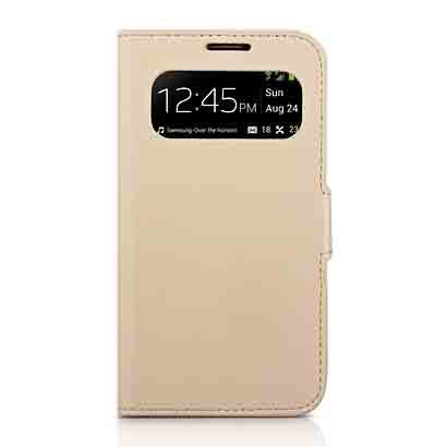 フリップノートスタイルケース ベージュ Galaxy S4用 TR-FNGXS4-BG