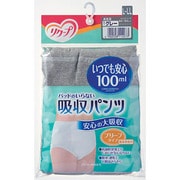 男性用 ブリーフタイプ グレー L～LL 吸収パンツ100ml